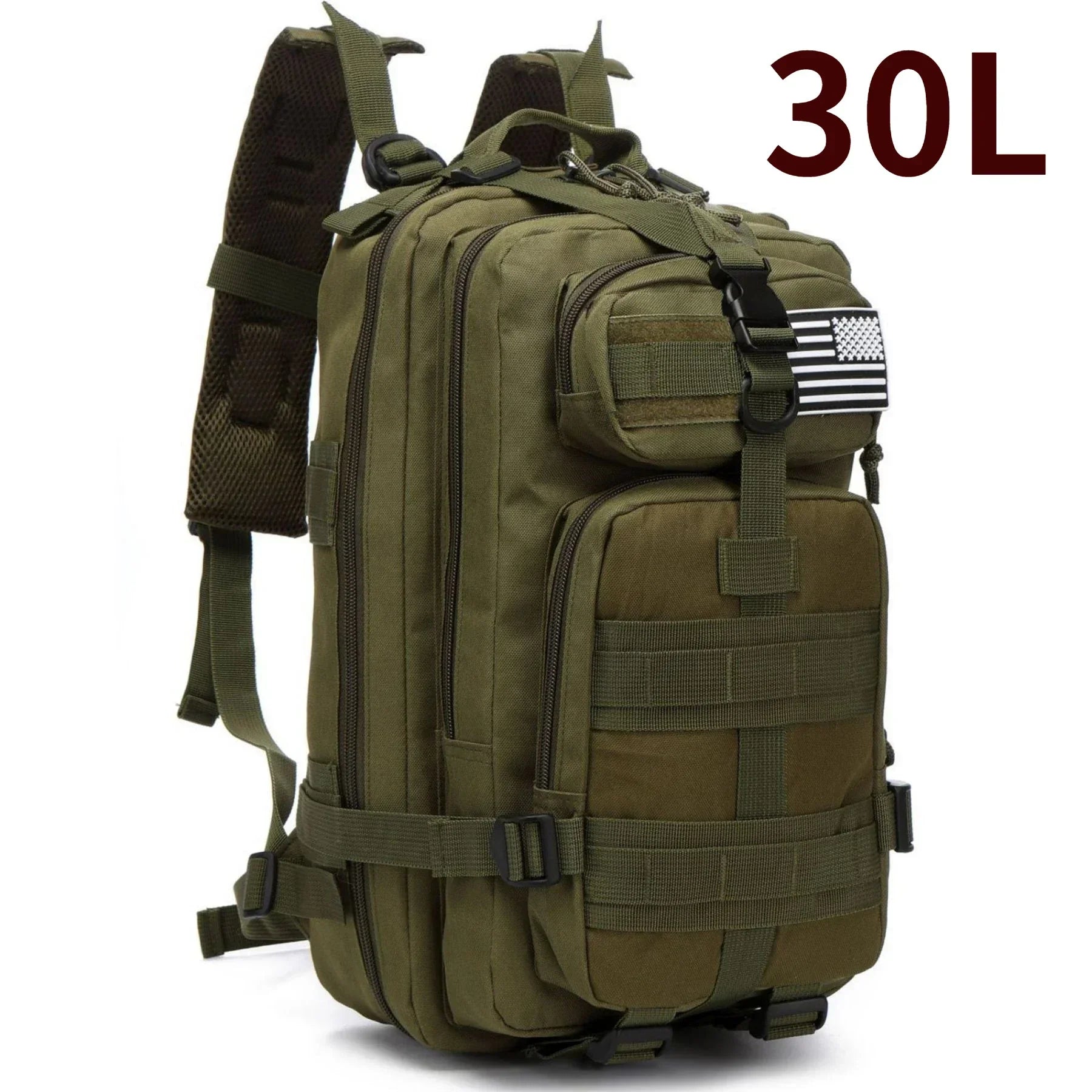 Thuram Sac à Dos Nylon 1000D Imperméable 30L/50L – Trekking, Pêche, Chasse, Camping, Randonnée - BLACKBEARD OUTDOOR INDUSTRIES