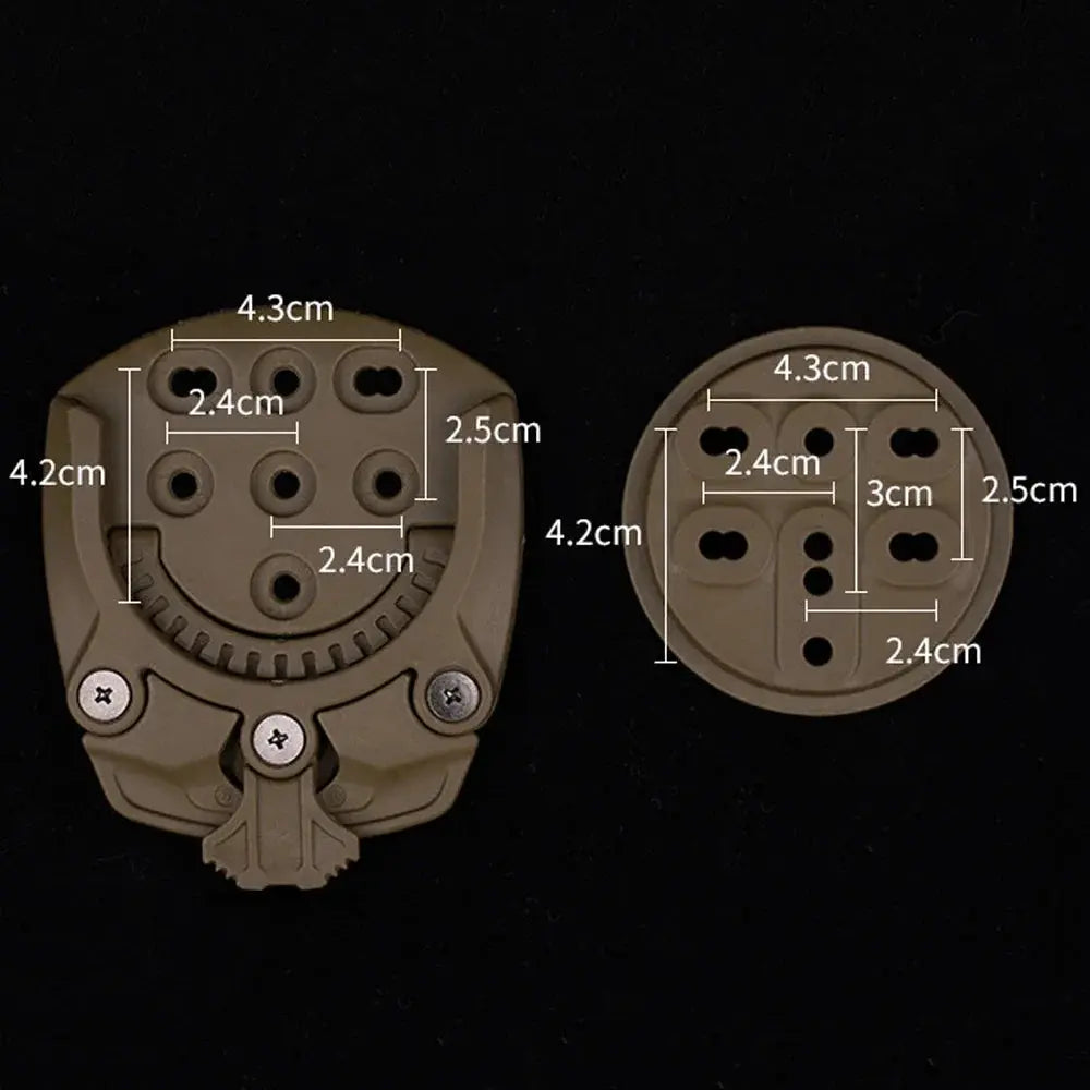 Adaptateur de Holster Tactique 360° – Base Rotative Modulaire pour Holster de Chasse et Airsoft Ma boutique