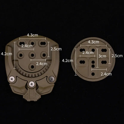 Adaptateur de Holster Tactique 360° – Base Rotative Modulaire pour Holster de Chasse et Airsoft Ma boutique