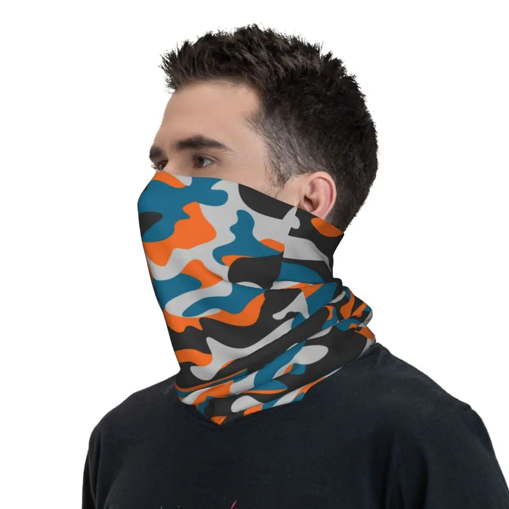 Tiger Stripe Camo – Bandeau Tour de Cou Hiver Multifonction pour Hommes et Femmes | Parfait pour Randonnée, Cyclisme, Sports Outdoor et Usage Quotidien - BLACKBEARD OUTDOOR INDUSTRIES