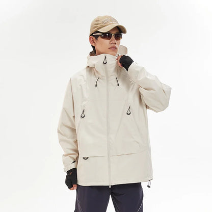 Veste de Randonnée Imperméable et Coupe-Vent Unisexe avec Capuche – Veste de Sport Haute Qualité pour Randonnée, Course et Escalade - BLACKBEARD OUTDOOR INDUSTRIES