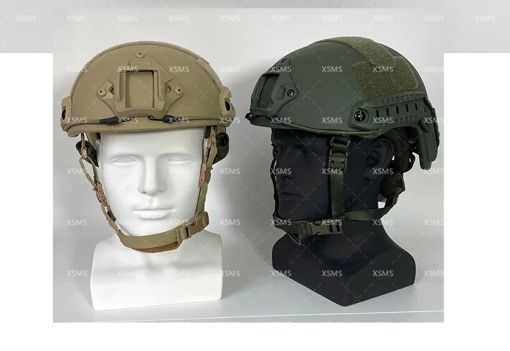 Casque Balistique Tactique ACH High-Cut NIJ III+7.62 – Casque de Sécurité Aramide FAST Wendy – Protection Ballistique NIJ IIIA - BLACKBEARD OUTDOOR INDUSTRIES