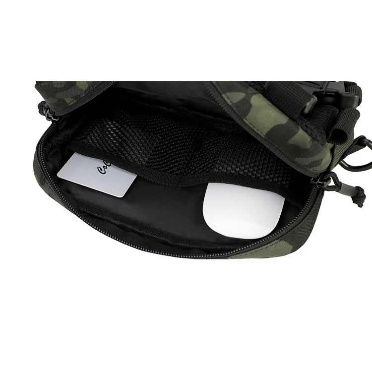 Sac tactique compact à porter sur la poitrine – Unisex, avec multiples poches pour un rangement sécurisé des équipements, accessoires et essentiels - BLACKBEARD OUTDOOR INDUSTRIES