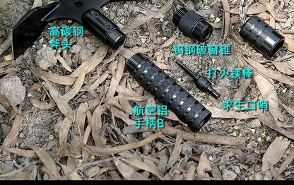 Hachette de Survie Multifonction -&nbsp; Tactique &amp; Outil Multitool pour Camping - BLACKBEARD OUTDOOR INDUSTRIES