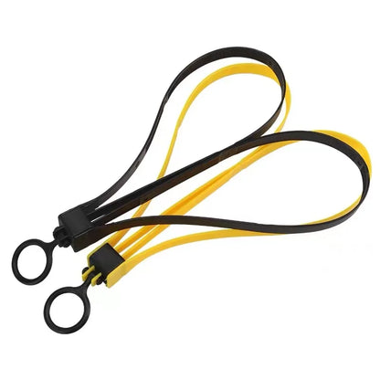 Attache-Câble Tactique en Plastique - Menottes de Sécurité, Bandes Décoratives, Straps Militaires Jetables, Couleur Jaune - BLACKBEARD OUTDOOR INDUSTRIES