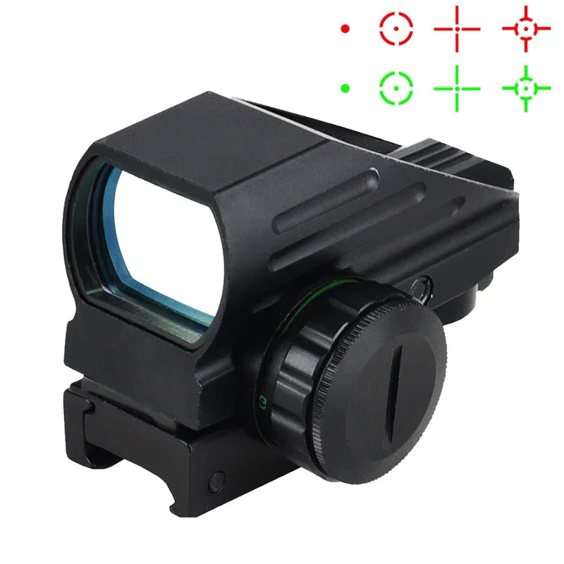 Viseur Reflex 1X40 HD101 Red Dot Sight — 4 Réticules Rouge/Vert pour Rail 11 mm ou 20 mm - BLACKBEARD OUTDOOR INDUSTRIES