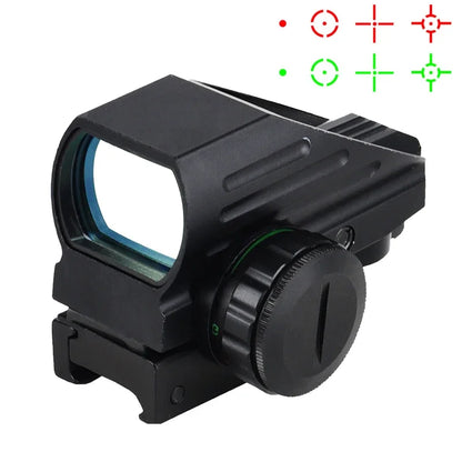 Viseur Reflex 1X40 HD101 Red Dot Sight — 4 Réticules Rouge/Vert pour Rail 11 mm ou 20 mm - BLACKBEARD OUTDOOR INDUSTRIES