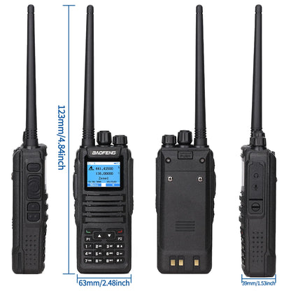 Talkie Walkie Baofeng DMR DM-1701 Digital & Analog - Dual Mode, Haute Performance - BLACKBEARD OUTDOOR INDUSTRIES