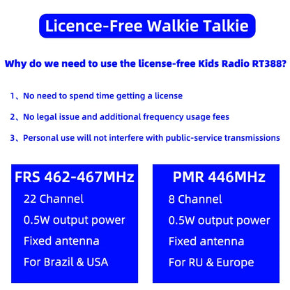 Talkie-Walkie pour Enfants T388 - Communication Amusante et Sécurisée - BLACKBEARD OUTDOOR INDUSTRIES