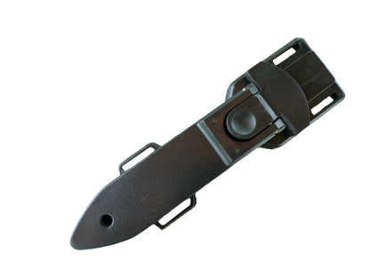 Couteau Tactique de Haute Dureté – Couteau Fixe de Terrain avec Lame en Acier Inoxydable, Poignée Ergonomique et Étui ABS BLACKBEARD OUTDOOR INDUSTRIES