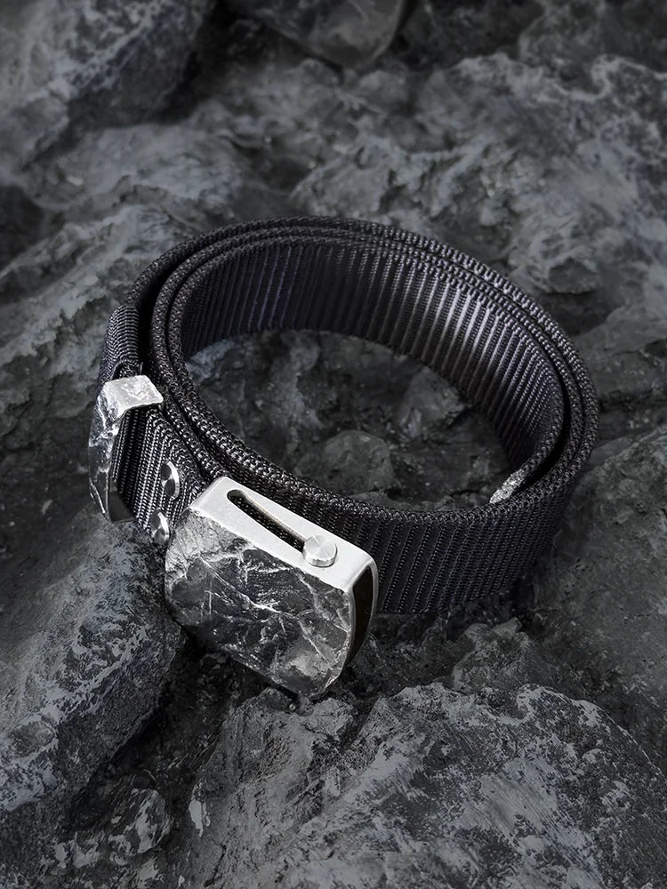 Ceinture Tactique en Nylon avec Boucle Automatique en Titane Pur (35/38 mm) Ma boutique