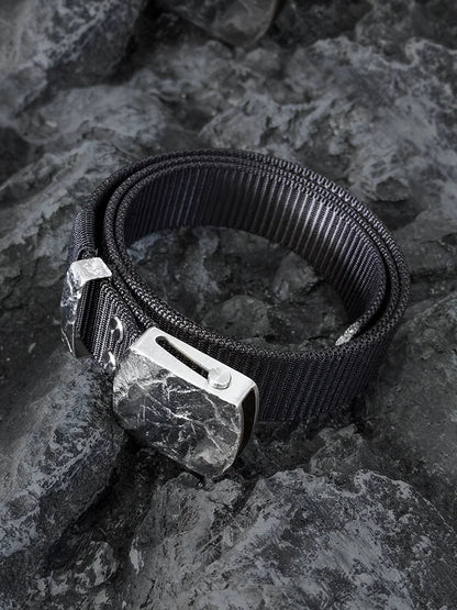 Ceinture Tactique en Nylon avec Boucle Automatique en Titane Pur (35/38 mm) Ma boutique