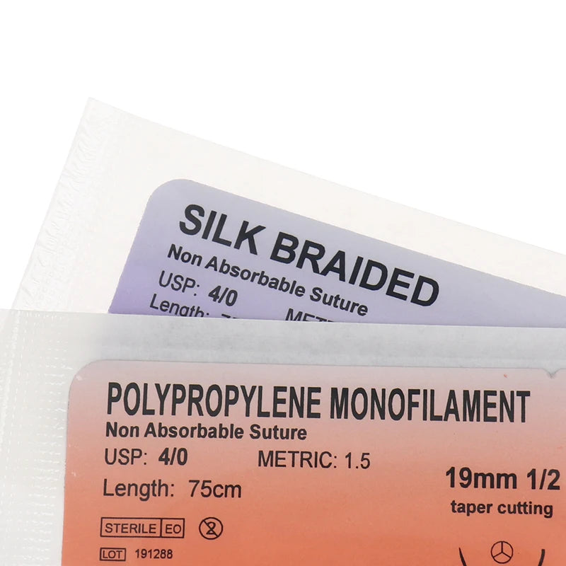 Kit de Suture pour Entraînement Médical – 12 pièces Nylon Monofilament & Aiguille en Acier Inoxydable Ma boutique