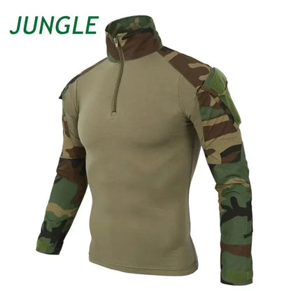 🪖 Chemise de Combat Camouflage Homme – TOMITANY Airsoft | Paintball | Randonnée | Tactique | Manches longues - BLACKBEARD OUTDOOR INDUSTRIES