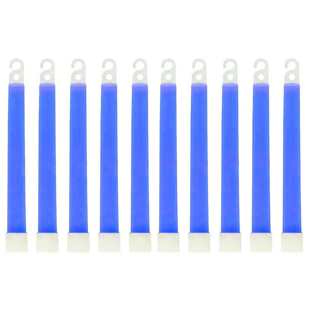 Lot de 50 Bâtons Lumineux Fluorescents 15 cm Équipement de Survie Militaire | Camping, Randonnée, SOS, Urgence, Fête | - BLACKBEARD OUTDOOR INDUSTRIES