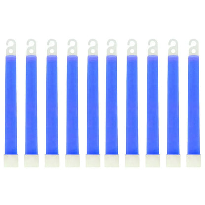 Lot de 50 Bâtons Lumineux Fluorescents 15 cm Équipement de Survie Militaire | Camping, Randonnée, SOS, Urgence, Fête | - BLACKBEARD OUTDOOR INDUSTRIES