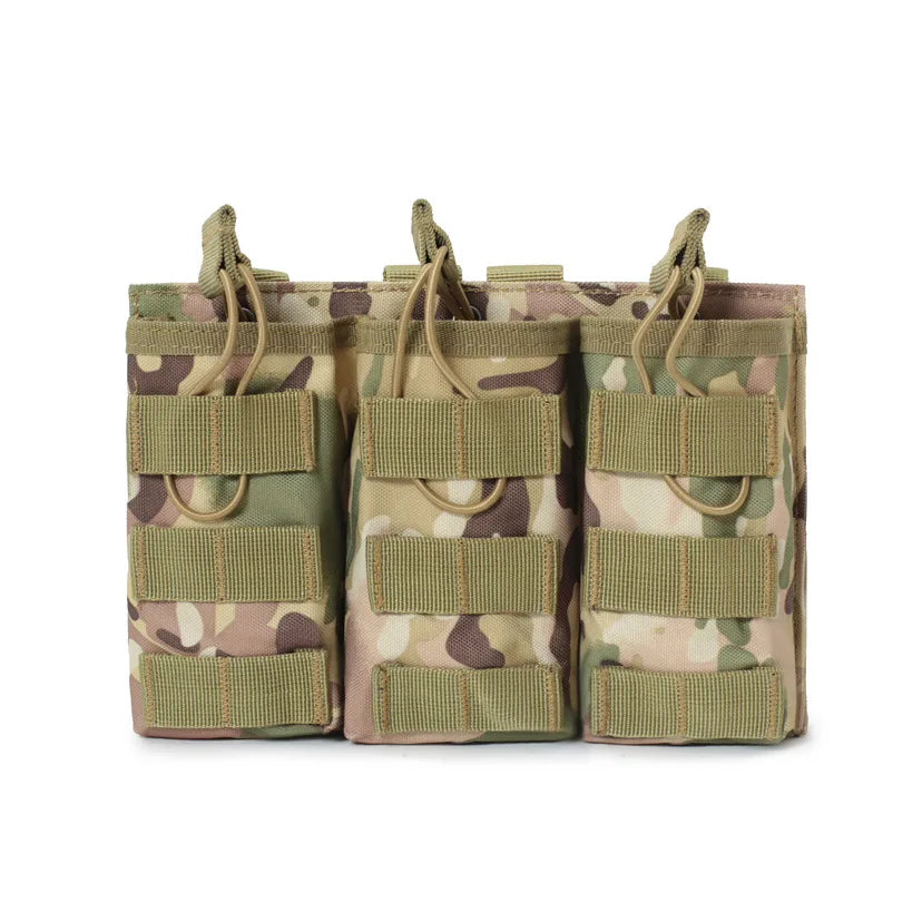 Poche Tactique MOLLE – Porte-Chargeur Simple, Double ou Triple – Compatible M4/M16/AR15 - BLACKBEARD OUTDOOR INDUSTRIES