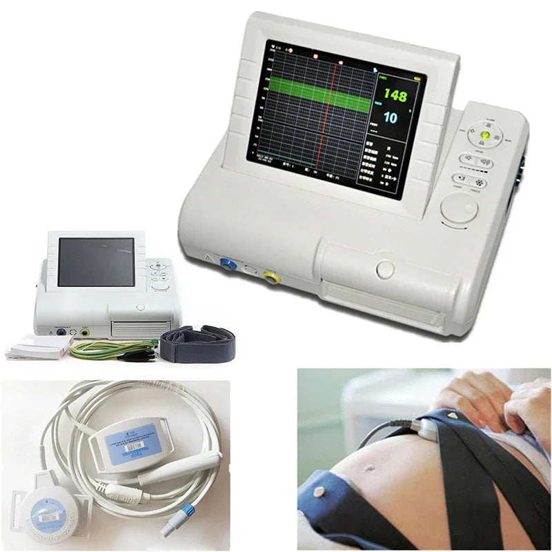CONTEC CMS800G Moniteur Fœtal Prénatal – Surveillance FHR, TOCO, Mouvement Fœtal (Sonde Double Optionnelle) Ma boutique