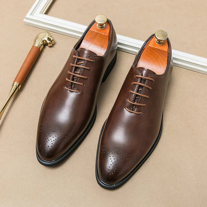 Chaussures de Banquet Classiques pour Homme - Chaussures en Cuir à Lacets - Élégantes et Confortables BLACKBEARD OUTDOOR INDUSTRIES