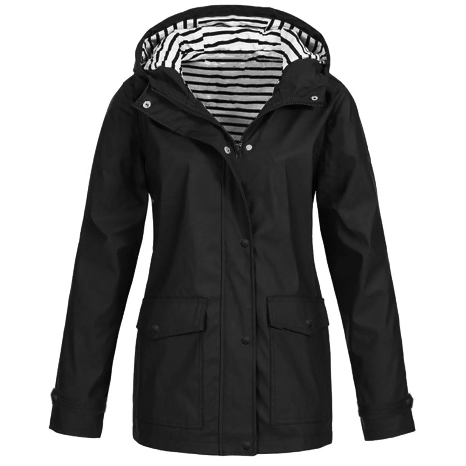 Veste Imperméable et Thermorégulatrice pour Femme - Coupe-Vent avec Capuche, Idéale pour la Randonnée et l'Escalade en Montagne - BLACKBEARD OUTDOOR INDUSTRIES