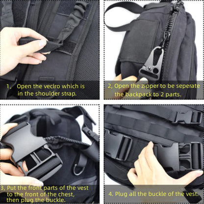 Sac à Dos Tactique Porte Plaque – Modèle BXVT010 Ma boutique