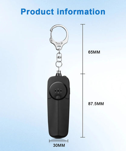 Camaroa Alarme porte clé avec leds 130dB Ma boutique