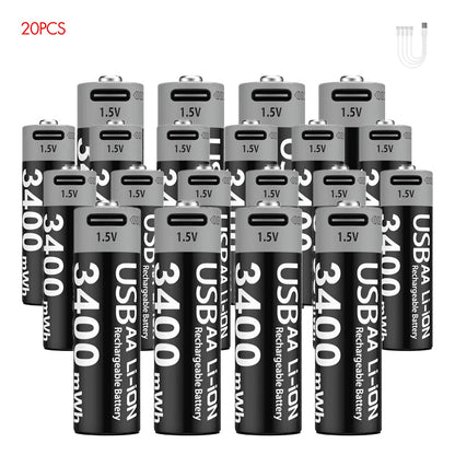 batterie rechargeable MATOV AA 1,5 V 3400mWh Ma boutique