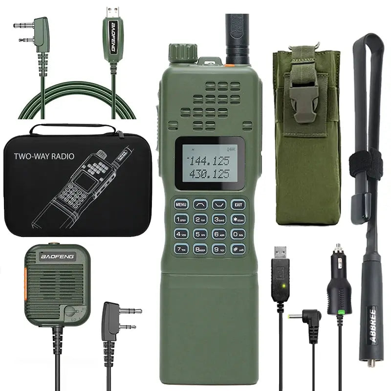 Baofeng AR-152 – Radio Tactique Puissante 25W | Batterie 12000 mAh | Portée jusqu'à 15 kml Longue portée  type AN PRC-152 Ma boutique