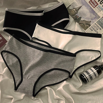 Lot de 3 Culottes en Coton de Style Sport – Sous-vêtements Féminins, Confortables, Respirants, Taille Moyenne, Lingerie Sexy et Taille Plus - BLACKBEARD OUTDOOR INDUSTRIES