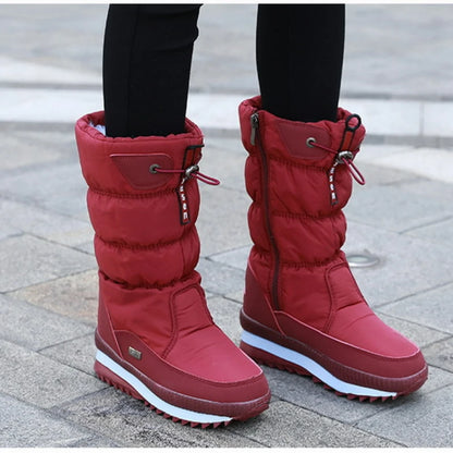 Bottes d’Hiver Femme à Plateforme – Chaudes, Antidérapantes, Mi-Mollet – Style Élégant et Confort Assuré - BLACKBEARD OUTDOOR INDUSTRIES