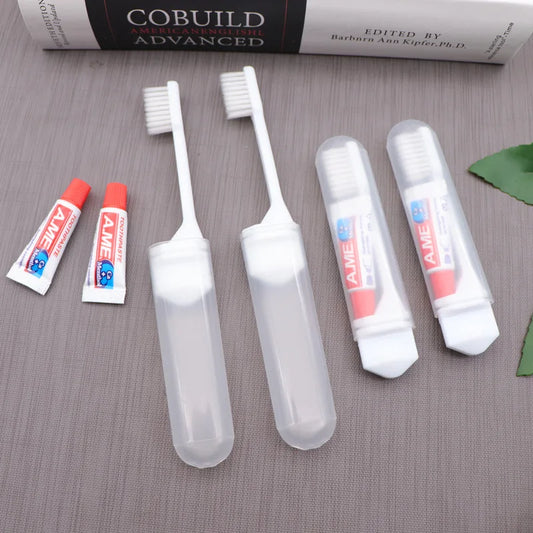 Set Brosse à Dents Mini Portable avec Dentifrice – Jetable, Pour Adultes, Idéal Voyage & Camping - BLACKBEARD OUTDOOR INDUSTRIES