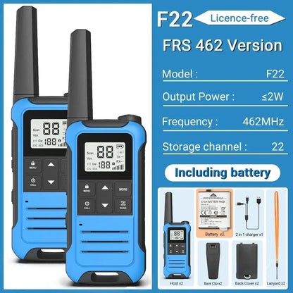 Baofeng F22 - Talkie-Walkie Portable PMR/FRS - Longue Portée et Multifonctions Ma boutique