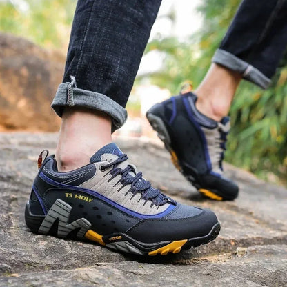 Chaussures de Randonnée Imperméables – Trekking Outdoor Unisexe | Printemps & Mi-saison | Cuir Véritable - BLACKBEARD OUTDOOR INDUSTRIES