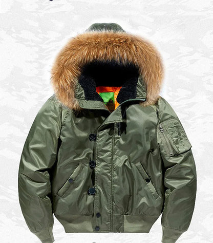 Veste Bombardier Homme Hiver Chaude - BLACKBEARD OUTDOOR INDUSTRIES