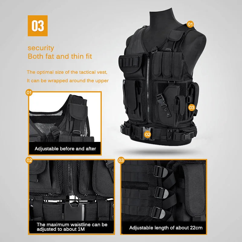 Gilet d’Intervention Tactical – Robustesse et Fonctionnalité Ma boutique