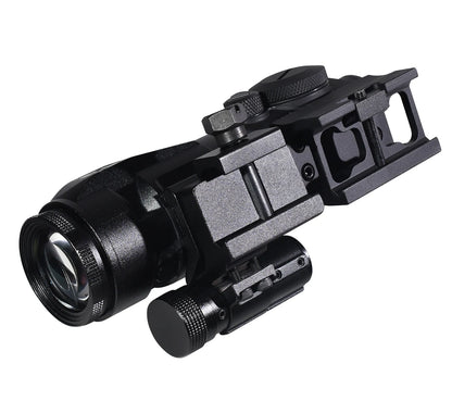 Lunette de Visée Combo Red Dot R5 + Magnifier J3 3X pour Rail 20 mm - BLACKBEARD OUTDOOR INDUSTRIES