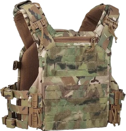 Gilet Tactique MOLLE K19 3.0 – Porte-Plates pour Chasse, Airsoft et Combat avec Système de Libération Rapide et Ceinture Ajustable – Armure de Corps - BLACKBEARD OUTDOOR INDUSTRIES