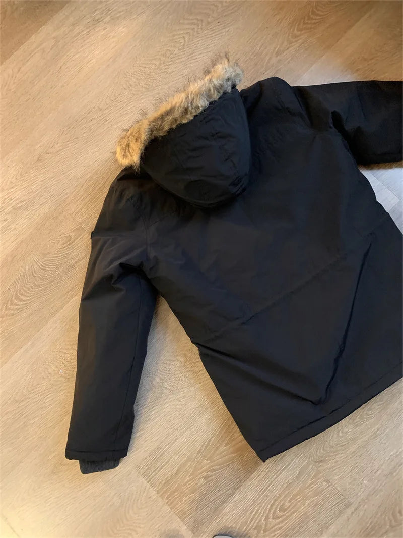 Manteau Long M65 Tooling Outdoor Homme et Femme Imperméable, Coupe-Vent, Ultra Chaud, Avec Capuche — Spécial Hiver - BLACKBEARD OUTDOOR INDUSTRIES