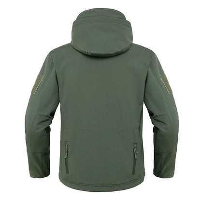 Veste Soft Shell Militaire Shark Skin – Veste Tactique Hommes, Coupe-Vent et Imperméable, Manteau Bomber à Capuche, Veste de Combat Armée pour Homme BLACKBEARD OUTDOOR INDUSTRIES