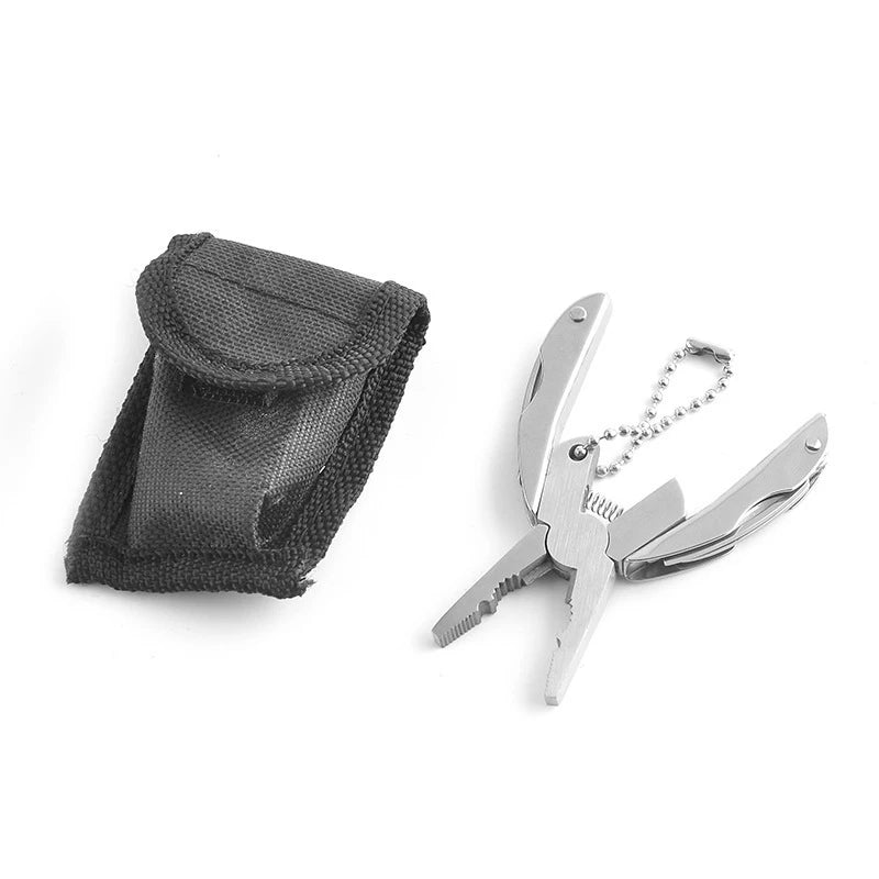 Outdoor Mini Folding Muilti-functional Plier Clamp Keychain Outdoor Hiking Tool Pocket Multitools Knife BLACKBEARD OUTDOOR INDUSTRIES