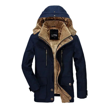 Parka Homme Hiver – Longue, Épaissie, Élégante et Ultra Chaude – Jusqu’à -30°C – Taille jusqu’au 7XL - BLACKBEARD OUTDOOR INDUSTRIES