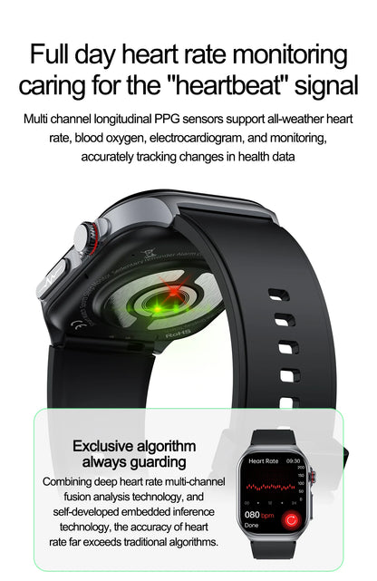 LIGE ET585 – Montre Connectée AMOLED Homme & Femme - BLACKBEARD OUTDOOR INDUSTRIES