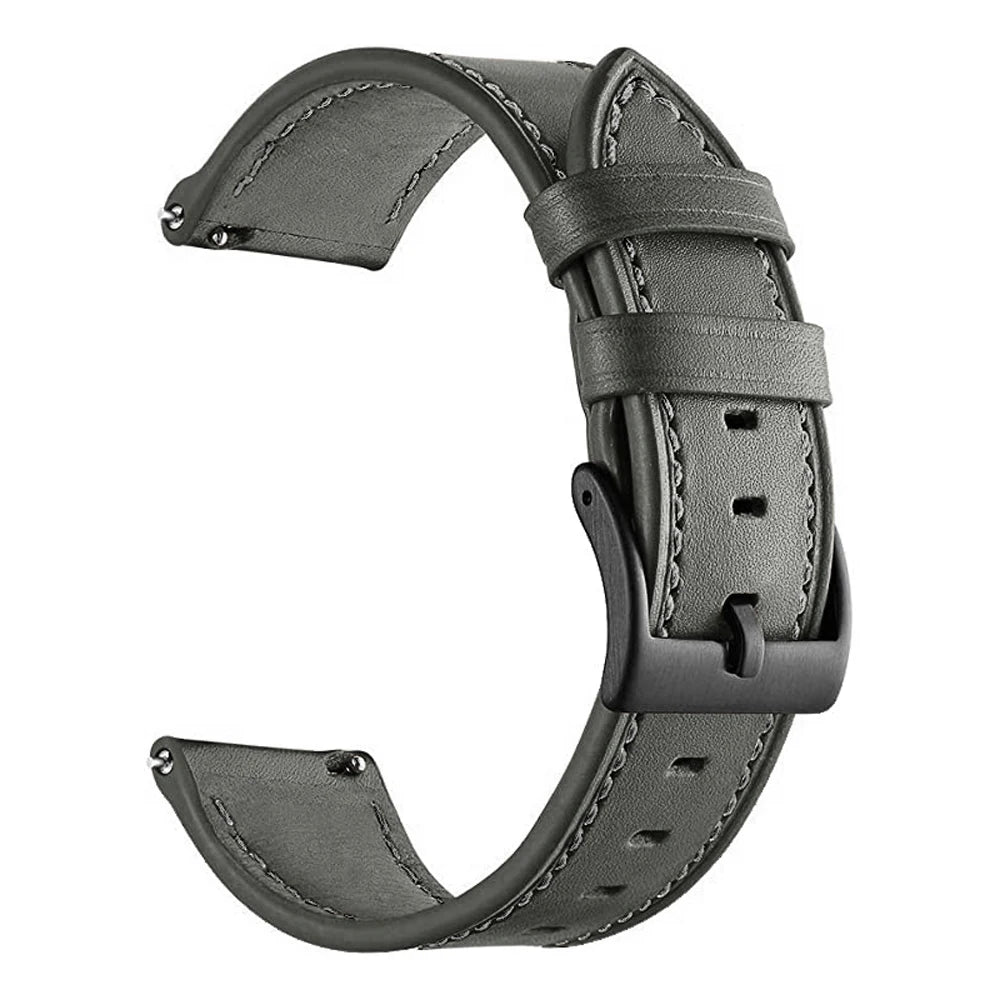 Bracelet en Cuir et Silicone 20mm/22mm pour Montres Huawei, Amazfit et Samsung Galaxy Watch BLACKBEARD OUTDOOR INDUSTRIES