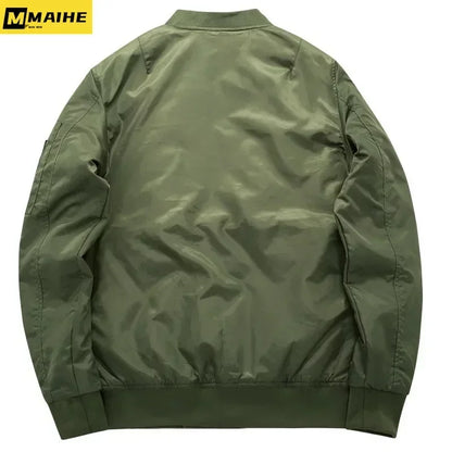 Veste Bomb MA1 Pilote Homme 2023 – Veste Baseball Épaissie Automne-Hiver, Coupe Casual et Militaire - BLACKBEARD OUTDOOR INDUSTRIES