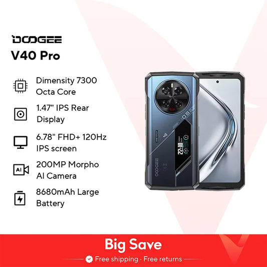 DOOGEE V40 Pro 5G – Smartphone Rugged Gamer - BLACKBEARD OUTDOOR INDUSTRIES