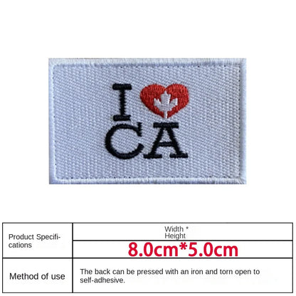 Patch Drapeau Canada – Brodé avec Velcro ou à Coudre - BLACKBEARD OUTDOOR INDUSTRIES