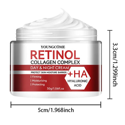 Crème Visage Anti-Âge et Hydratante au Rétinol et Collagène | Soin Réparateur Profond pour Peau Sèche et Mature - BLACKBEARD OUTDOOR INDUSTRIES