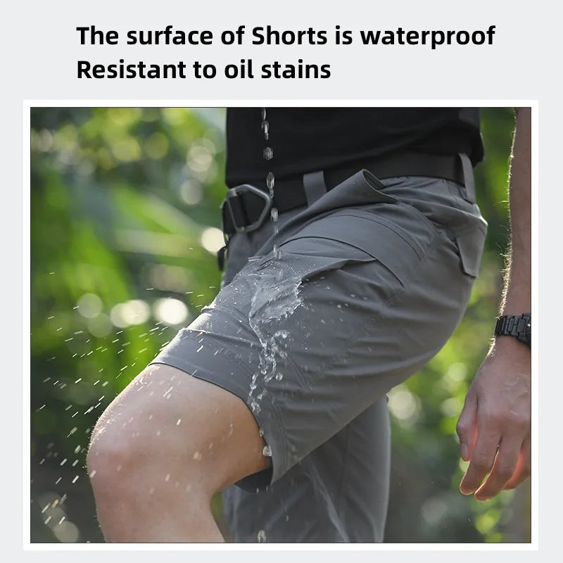 Short Cargo Tactique Homme Été — Randonnée, Camping, Urbain, Multi-Poches, Grande Taille, Imperméable - BLACKBEARD OUTDOOR INDUSTRIES