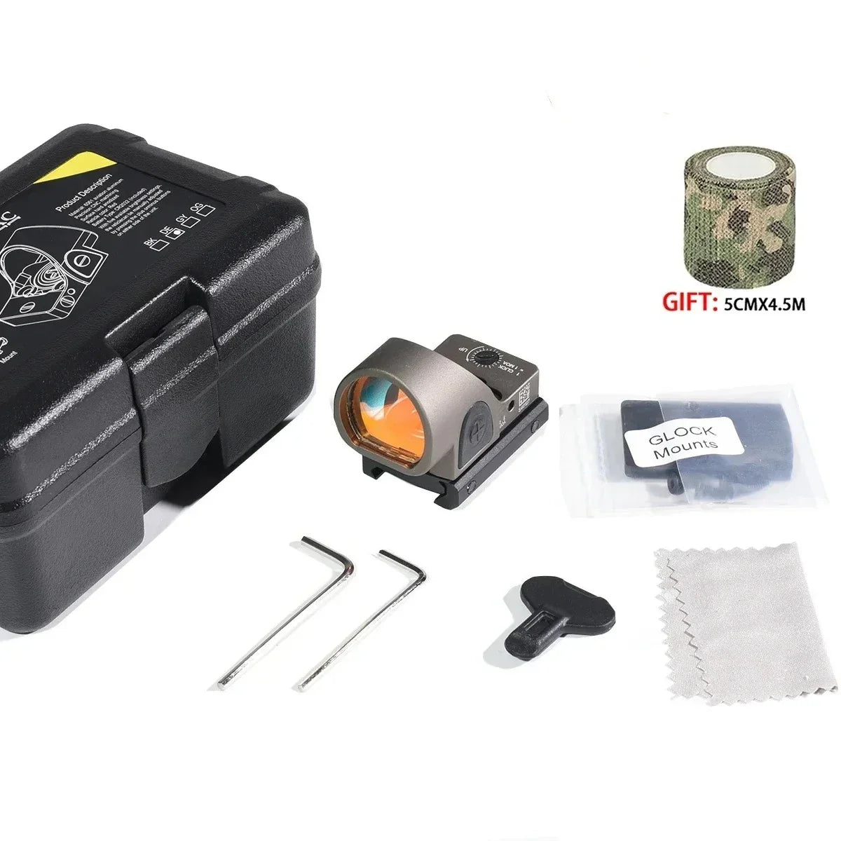 Viseur Point Rouge Tactique – Reflex Red Dot Sight 1x – Collimateur Optique pour Rail 20mm Ma boutique