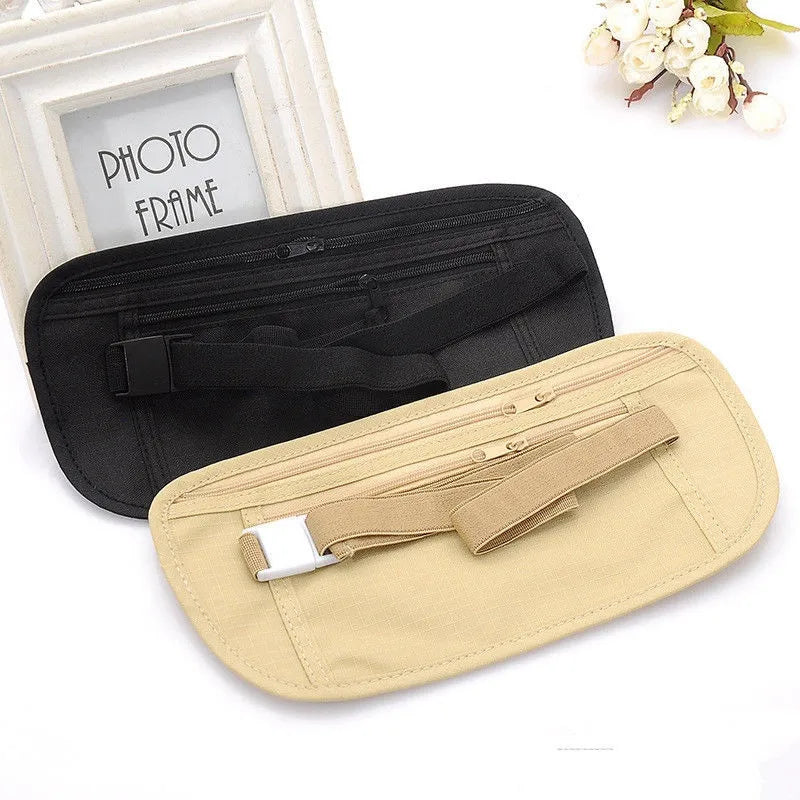 Ceinture Pochette de Voyage Sécurisée – Unisexe, Ultra-fine, Noire - BLACKBEARD OUTDOOR INDUSTRIES